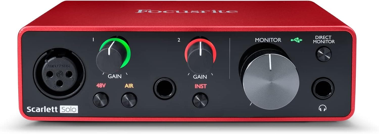 Focusrite Scarlett Solo (3rd Gen) USB Audio Interface